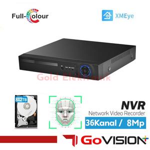  GO-836 36 Kanal 8 MP 2×8 TB HDD NVR Kayıt Cihazı