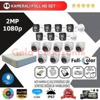  Hikvision 15'li Set 2 Mp 1080p Hd Kamera Sistemi