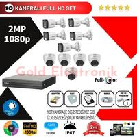 Dahua 10'lu Set 2Mp 1080p  Hd Kamera Sistemi