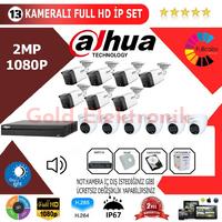 Dahua 13'lü 2MP 1080P İP Kamera Seti