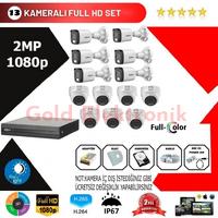 Dahua 13'lü Set 2Mp 1080p  Hd Kamera Sistemi