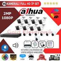 Dahua 15'li 2MP 1080P İP Kamera Seti