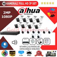 Dahua 16'lı 2MP 1080P İP Kamera Seti