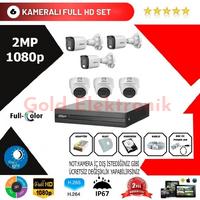 Dahua 6'lı Set 2Mp 1080p  Hd Kamera Sistemi