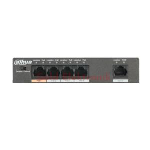 Dahua PFS3005-4ET-60-V2 4 Port PoE Masaüstü Switch ( 4FE PoE +1 FE )