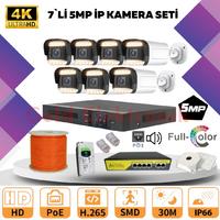 GOLD  7'Lİ 5MP 4K ULTRA İP Kamera Seti