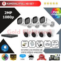 GOLD  8'lİ 2MP AHD Kamera Seti