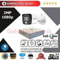 Hikvision 1'li Set 2 Mp 1080p Hd Kamera Sistemi