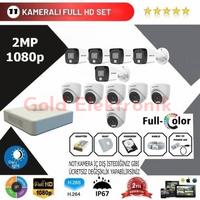 Hikvision 11'li Set 2 Mp 1080p Hd Kamera Sistemi