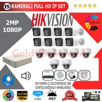 Hikvision 15'li 2MP 1080P İP Kamera Seti