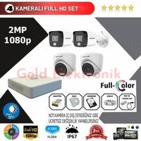 Hikvision 4'lü Set 2 Mp 1080p Hd Kamera Sistemi