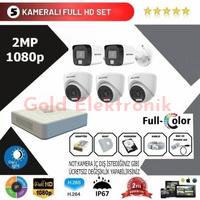 Hikvision 5'li Set 2 Mp 1080p Hd Kamera Sistemi