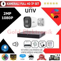 UNV 1'li 2MP 1080P İP Kamera Seti