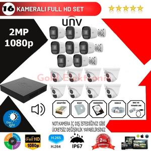 UNV 16 Kameralı Ahd Kamera Sistemi