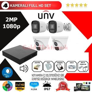 UNV 4 Kameralı Ahd Kamera Sistemi