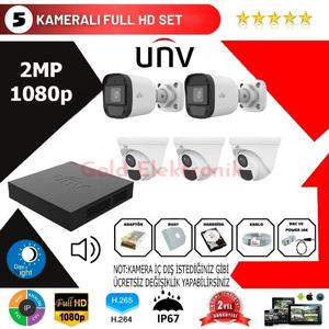 UNV 5 Kameralı Ahd Kamera Sistemi