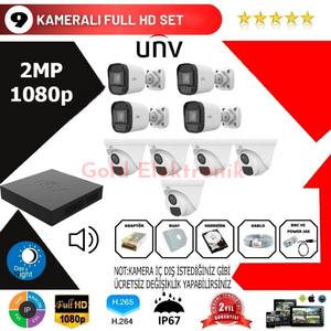 UNV 9 Kameralı Ahd Kamera Sistemi