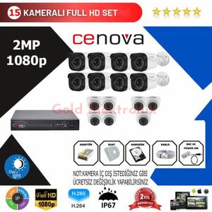 Cenova 15'li Set 2 Mp 1080p Hd Kamera Sistemi