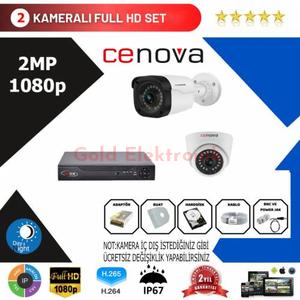 Cenova 2'li Set 2 Mp 1080p Hd Kamera Sistemi