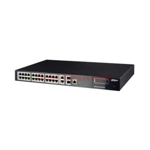 Dahua PFS4228-24T 24 Kanal 2 Katmanlı Yönetilebilir Switch ( 24FE + 2GE SFP + 2GE )