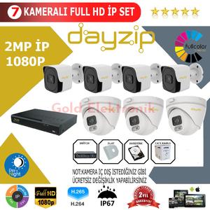 Dayzip 7'li 2MP 1080P İP Kamera Sistemi