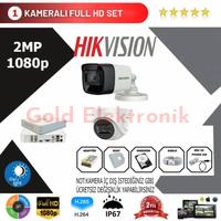 Hikvision 2'li Set 2 Mp 1080p Hd Kamera Sistemi