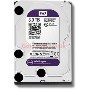 Western Digital Purple WD30PURX 3 TB Harddisk 7/24  Güvenlik Diski